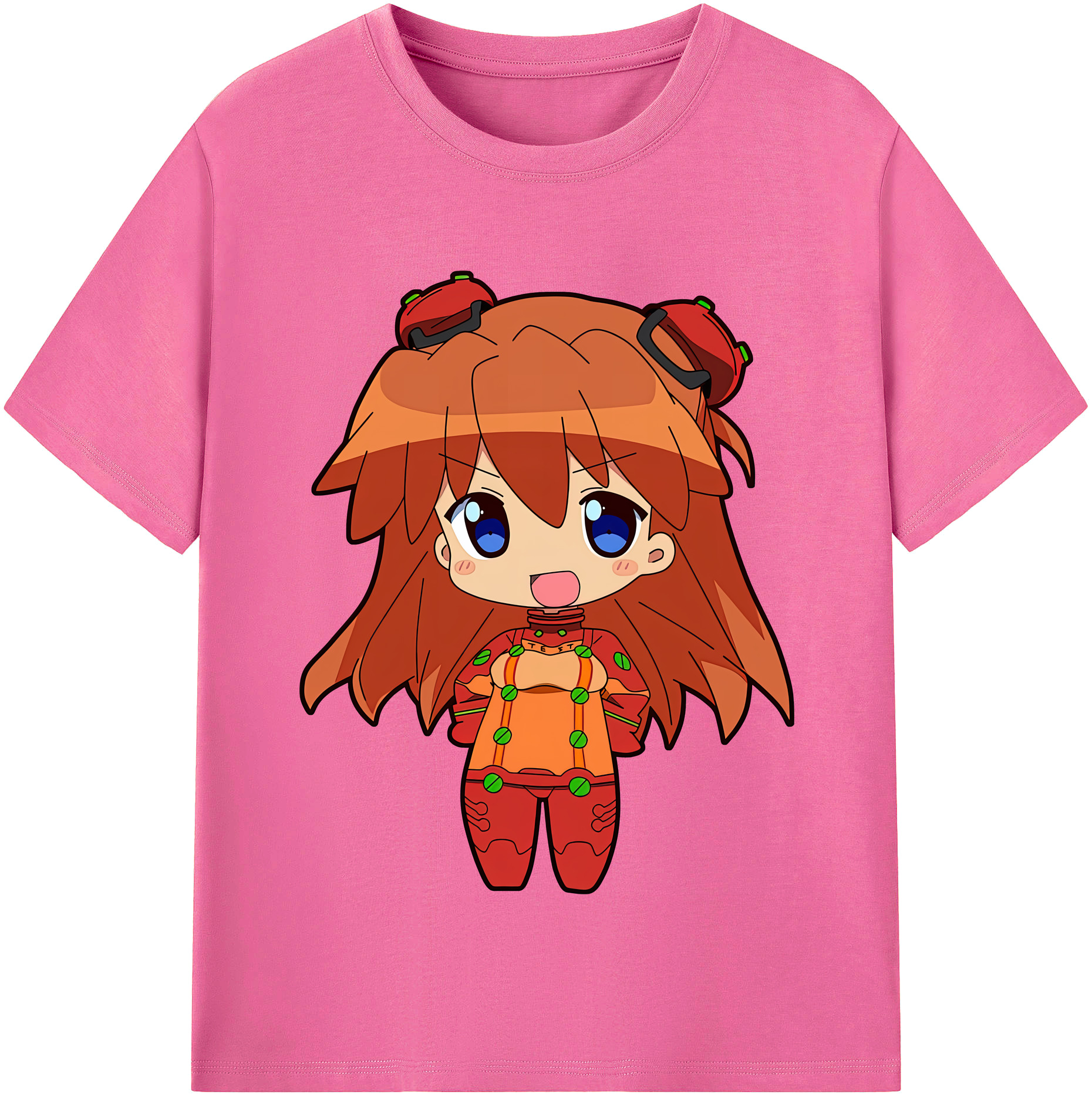 （画像用） EVA 新世紀エヴァンゲリオン レディースカジュアルプリントTシャツ（綿100％）